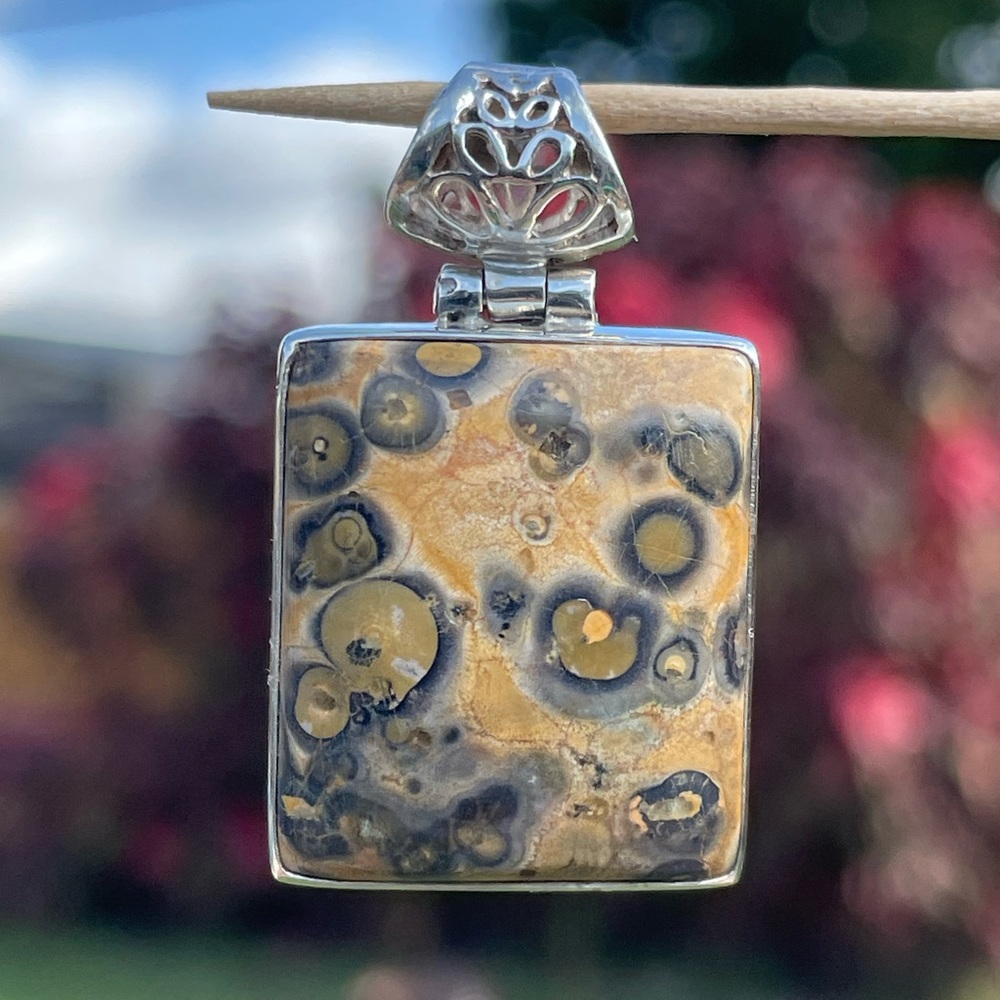 Jasper 925 Sterling Silver Pendant